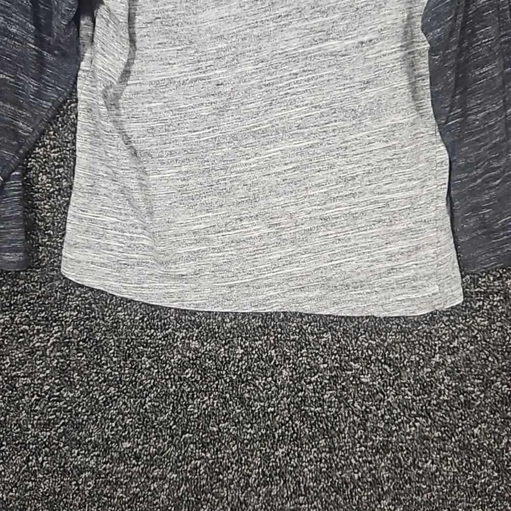 U.S. Polo Assn. Size 7 Grey & Burgandy Long Sleeve Tee Shirt T-Shirt